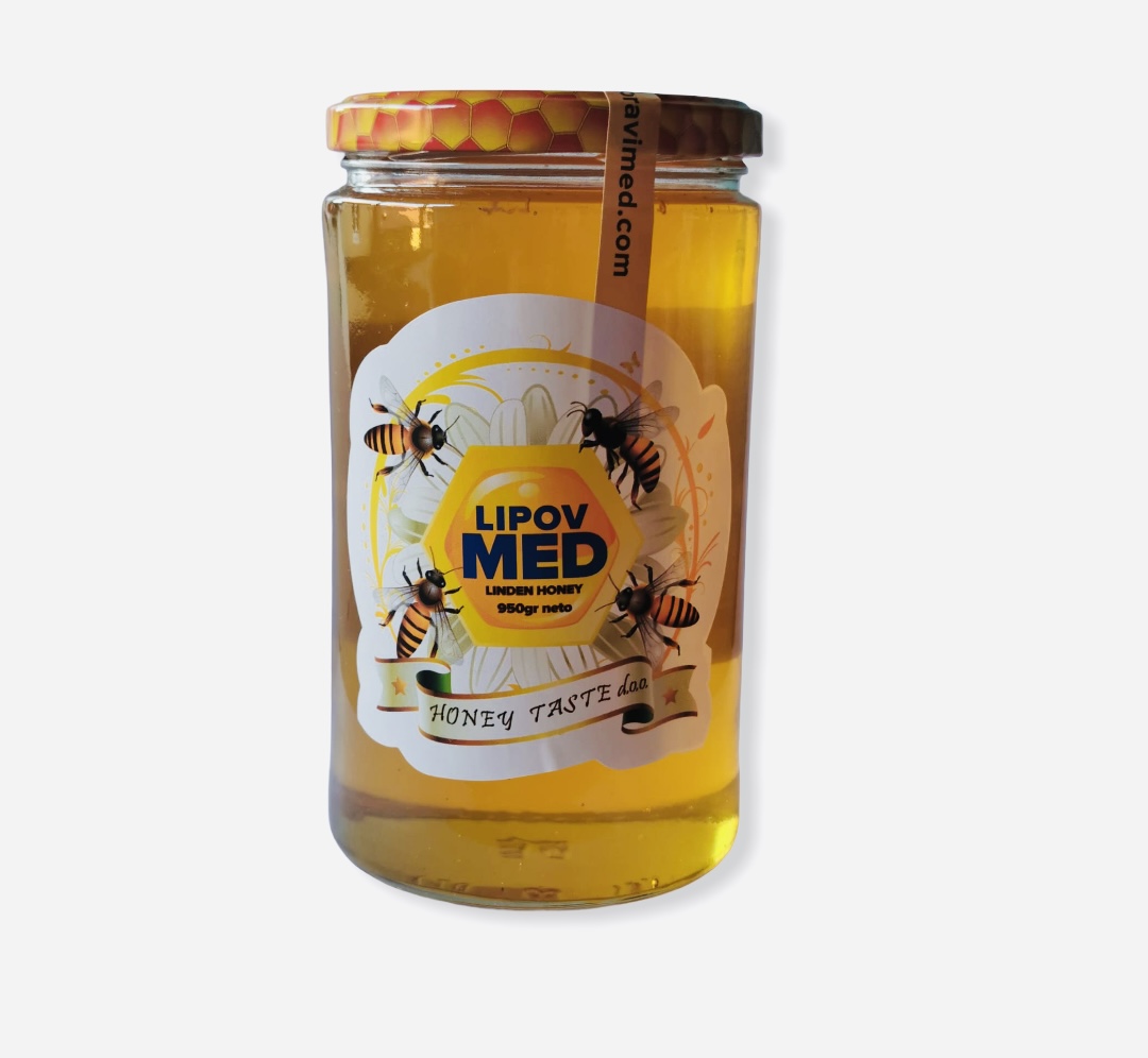 Lipov med Neto težina 950gr Probaj pravi med